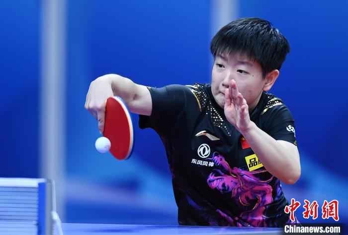 国乒女团四战全胜晋级世乒赛16强孙颖莎表现强势
